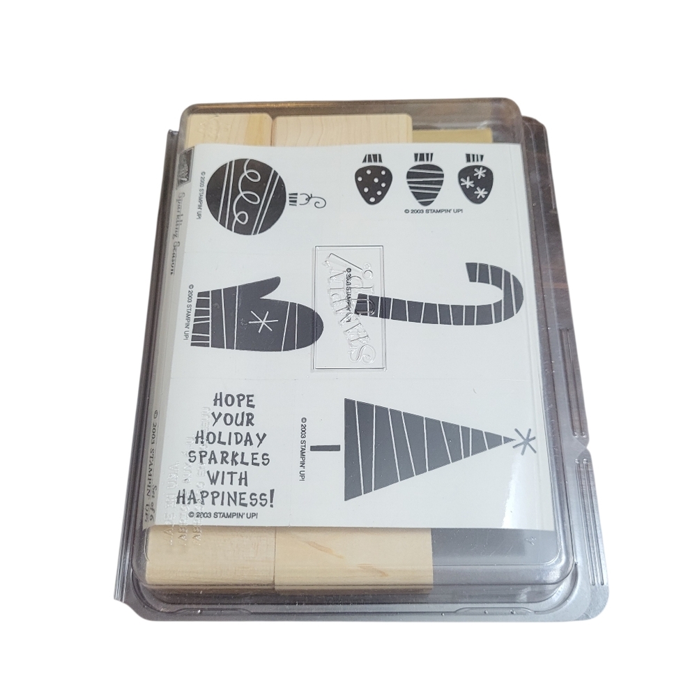 Stampin' Up! Sparkling Season 2003 Stamps New In Box